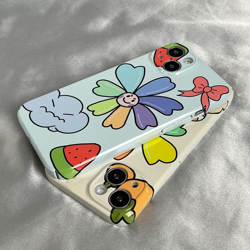 Ốp Điện Thoại Cứng / Toàn Diện In Họa Tiết Hoa Hướng Dương Nhiều Màu Cho Iphone Xr xs1278 / 11 max14proiphone13 04LH