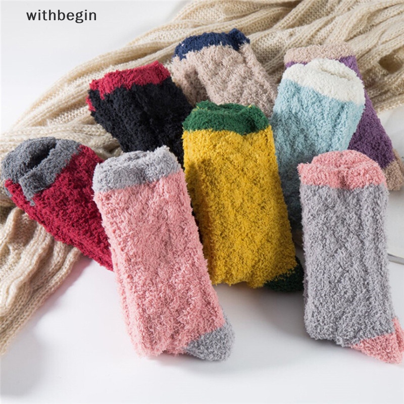 Vớ Ngủ Vải Cashmere Mềm Mịn Ấm Áp Thời Trang Mùa Đông Cho Nữ