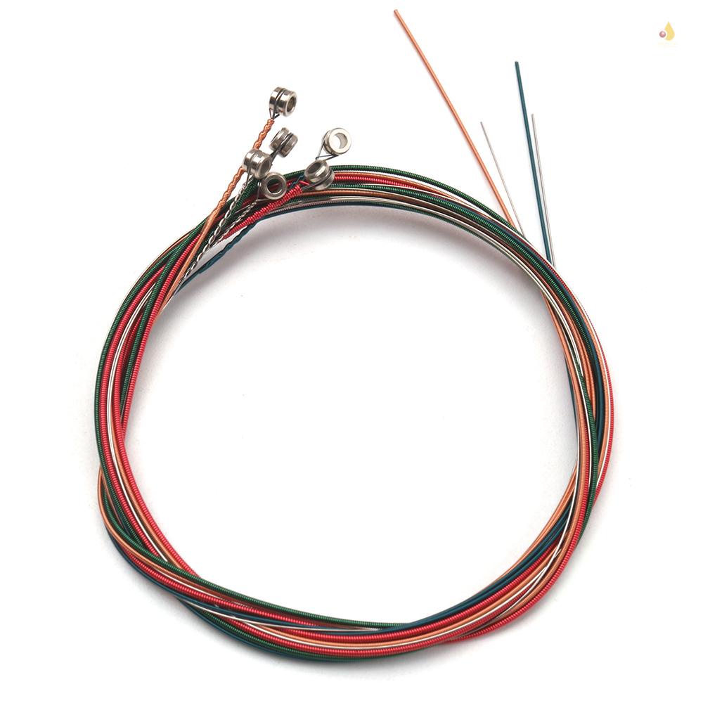 Set 6 Dây Đàn Ghi Ta Bằng Hợp Kim Thép Không Gỉ (. 007-.047)