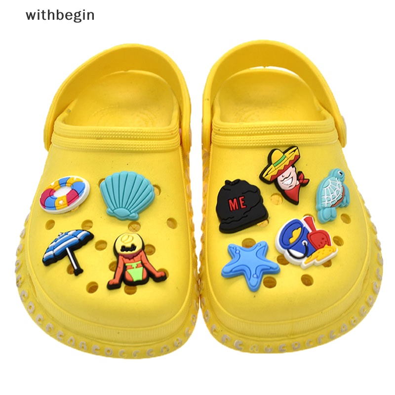 1 Phụ Kiện Khóa Giày Chủ Đề Mùa Hè Bằng PVC