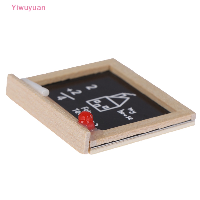 1 Bảng Đen Mini Trang Trí Nhà Búp Bê Tỉ Lệ 1: 12 Mới Áo Thun Thiết Kế Mới Năng Động Thời Trang