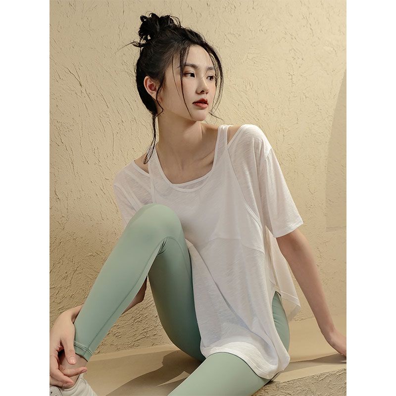 Áo Thun Thể Thao Ngắn Tay Dáng Rộng Thoáng Khí Thời Trang Mùa Hè Cho Nữ