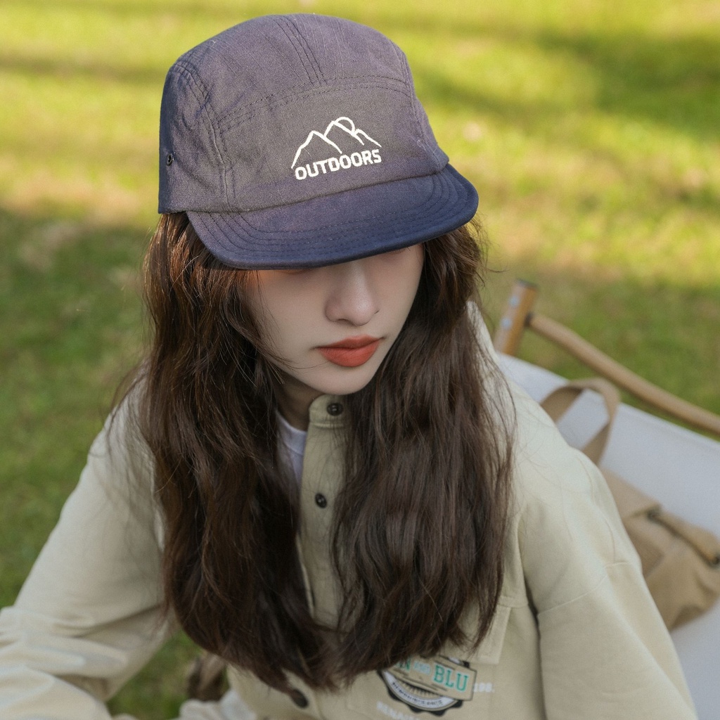 Mũ Lưỡi Trai Vành Nhỏ Thoáng Khí Phong Cách hip hop Nhật Bản Thời Trang Mùa Hè Cho Nam Và Nữ