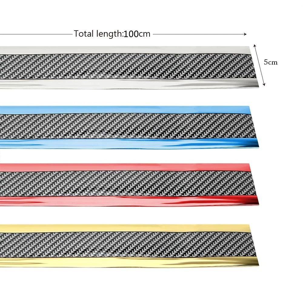 Viền Dán Bảo Vệ Cửa Xe Hơi Bằng Sợi Carbon Chống Va Chạm