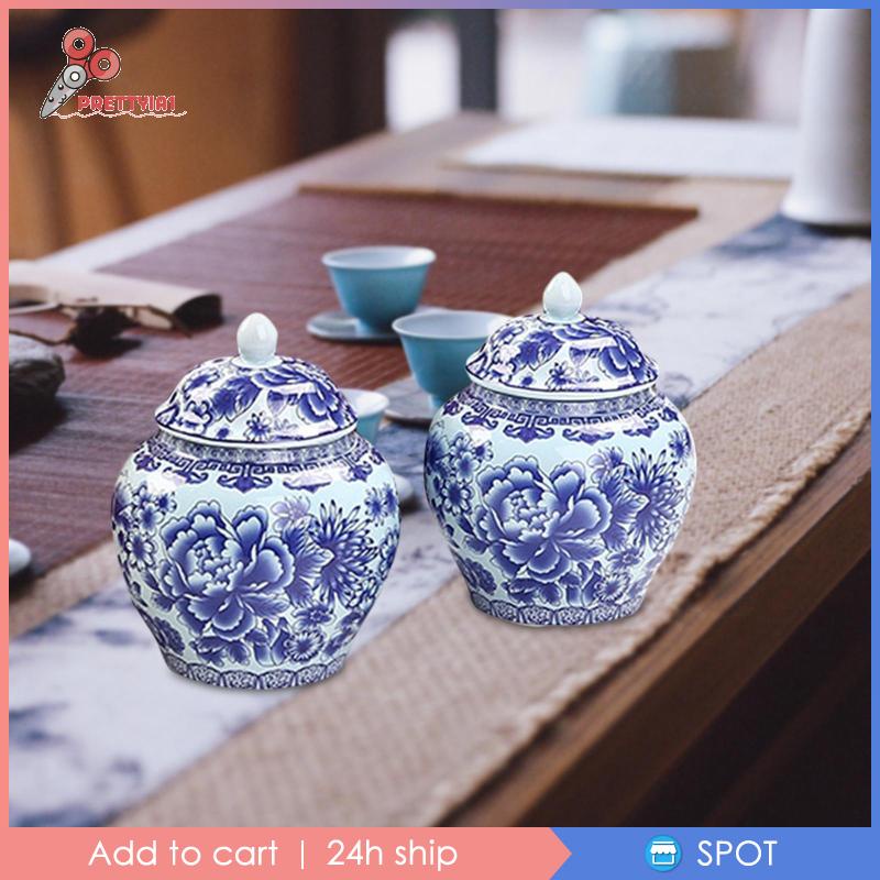 [Prettyia1] Bình Hoa Bằng Sứ Phong Cách Trung Hoa Cổ Điển