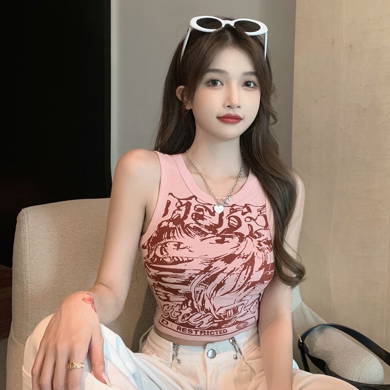 COZOK Áo Croptop Sát Nách Dáng Ôm Thời Trang Quyến Rũ Cho Nữ