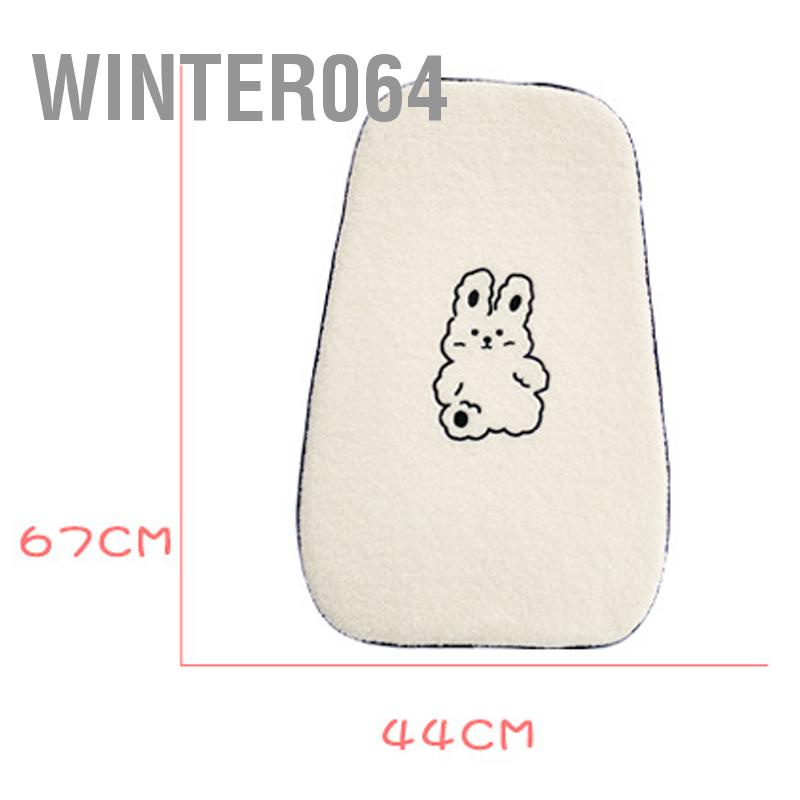 Winter064 Hỗ Trợ Lưng Xe Hơi Phong Cách Hoạt Hình Dễ Thương Thân Thiện Với Làn Da Berber Lông Cừu Đa Năng Đệm Ô Tô Cho Nội Thất
