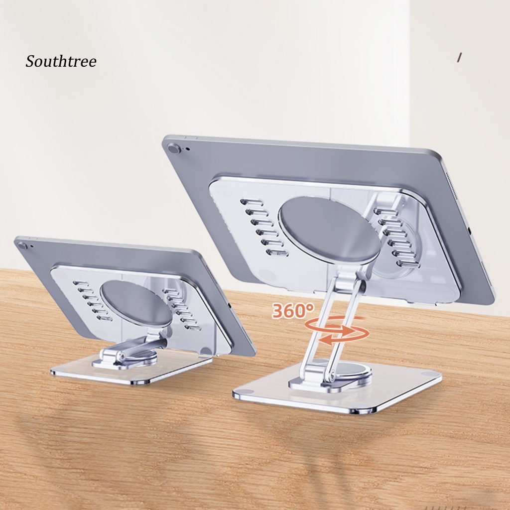 Giá Đỡ Máy Tính Bảng Để Bàn Trong Suốt Chống Trượt Xoay 360 Độ Tiện Dụng