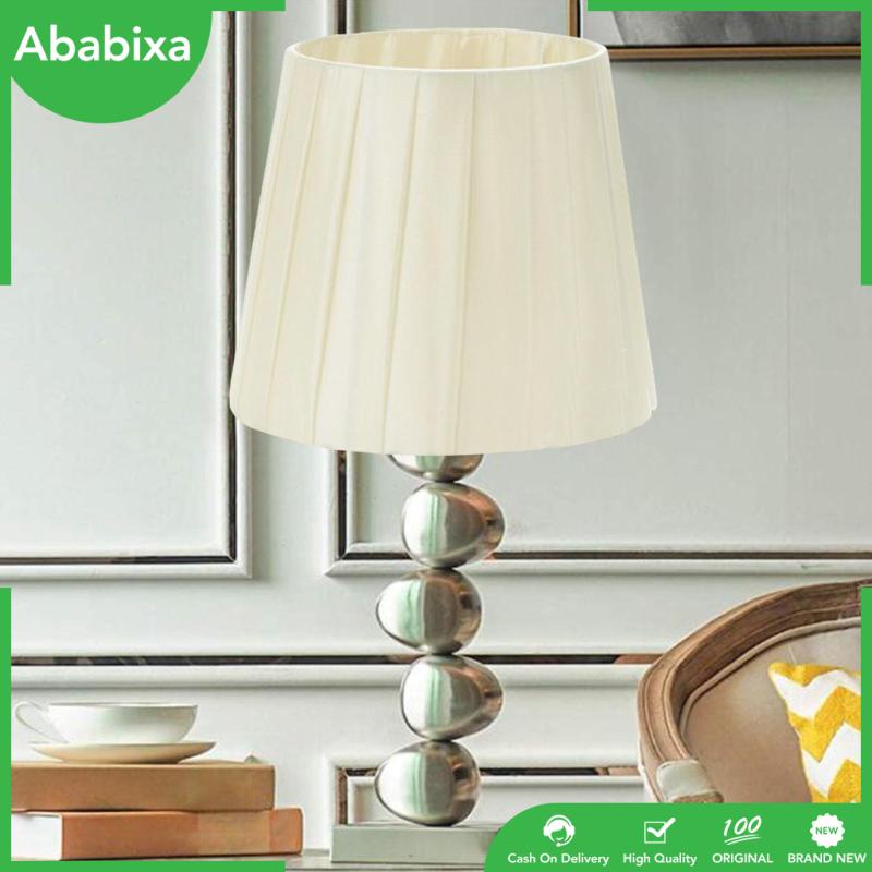 Vỏ Bọc Đèn Bàn Bằng Vải Xếp Ly Thay Thế Tiện Dụng Cho Phòng Khách / Phòng Ngủ