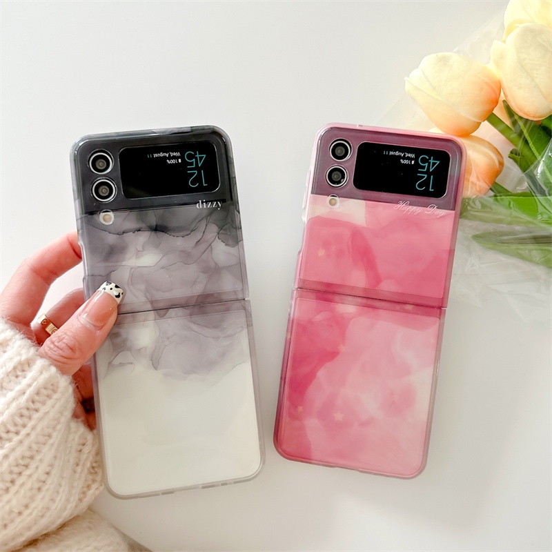 Thời Trang Ốp Điện Thoại Mềm Chống Sốc In Họa Tiết Mực Sáng Tạo Cho samsung galaxy z flip 4 z flip 3 5g
