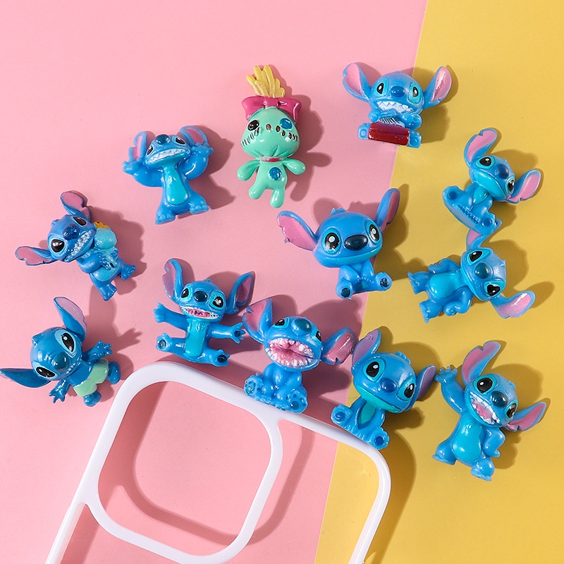 Set 12 Mô Hình Nhân Vật Hoạt Hình Lilo & Stitch Bằng PVC