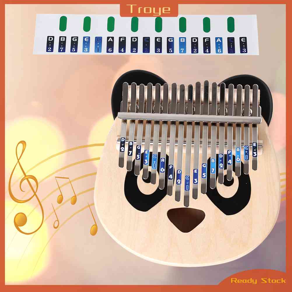 ❀ Troye troye ❀ Bộ 2 Miếng Dán Phím Đàn Kalimba 17 Phím