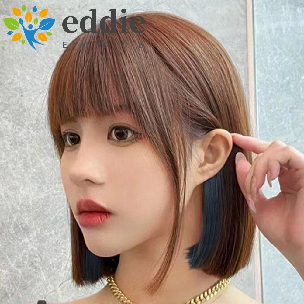 Bộ Tóc Giả Bob 26EDIE Kiểu Tóc Bob Thẳng Mềm Mại Chịu Nhiệt Tự Nhiên Có Móc Tai Dành Cho Bạn Nữ