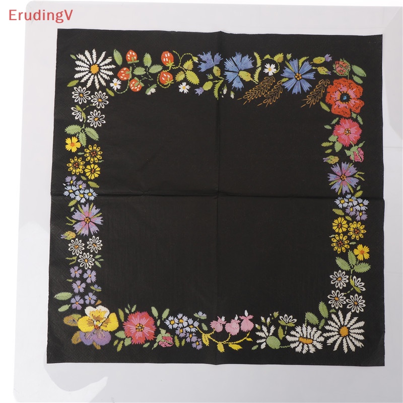 [ErudingV] Khăn Ăn Giấy Thêu Hình Đức Mẹ Đồng Trinh Bằng Gỗ Sáng Tạo Cho Sinh Nhật Đám Cưới [Mới