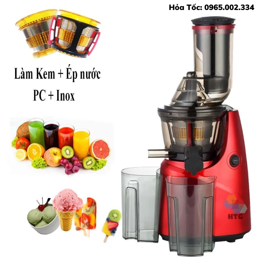 Máy ép chậm công nghiệp KAW giữ nguyên dinh dưỡng của trái cây bảo hành 12 tháng