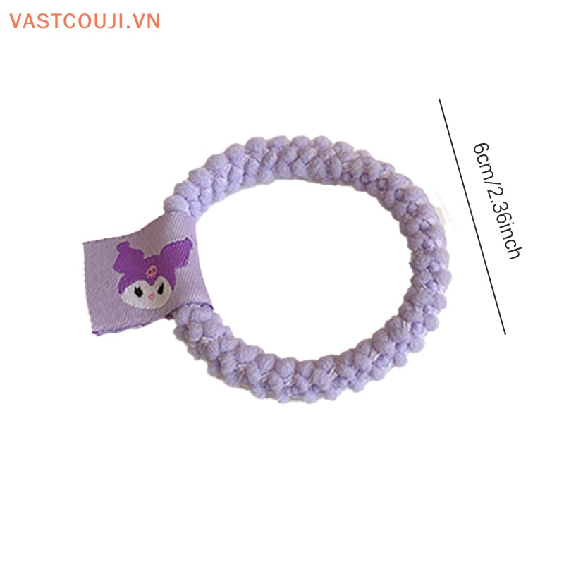 Dây Buộc Tóc Cao Su Co Giãn Màu Kẹo Ngọt Thời Trang Cho Nữ