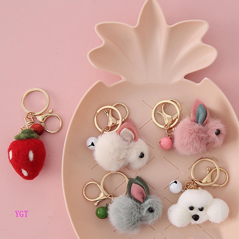 Ygt 1 Móc Khóa Thỏ Bông Đáng Yêu Dành Cho Nữ