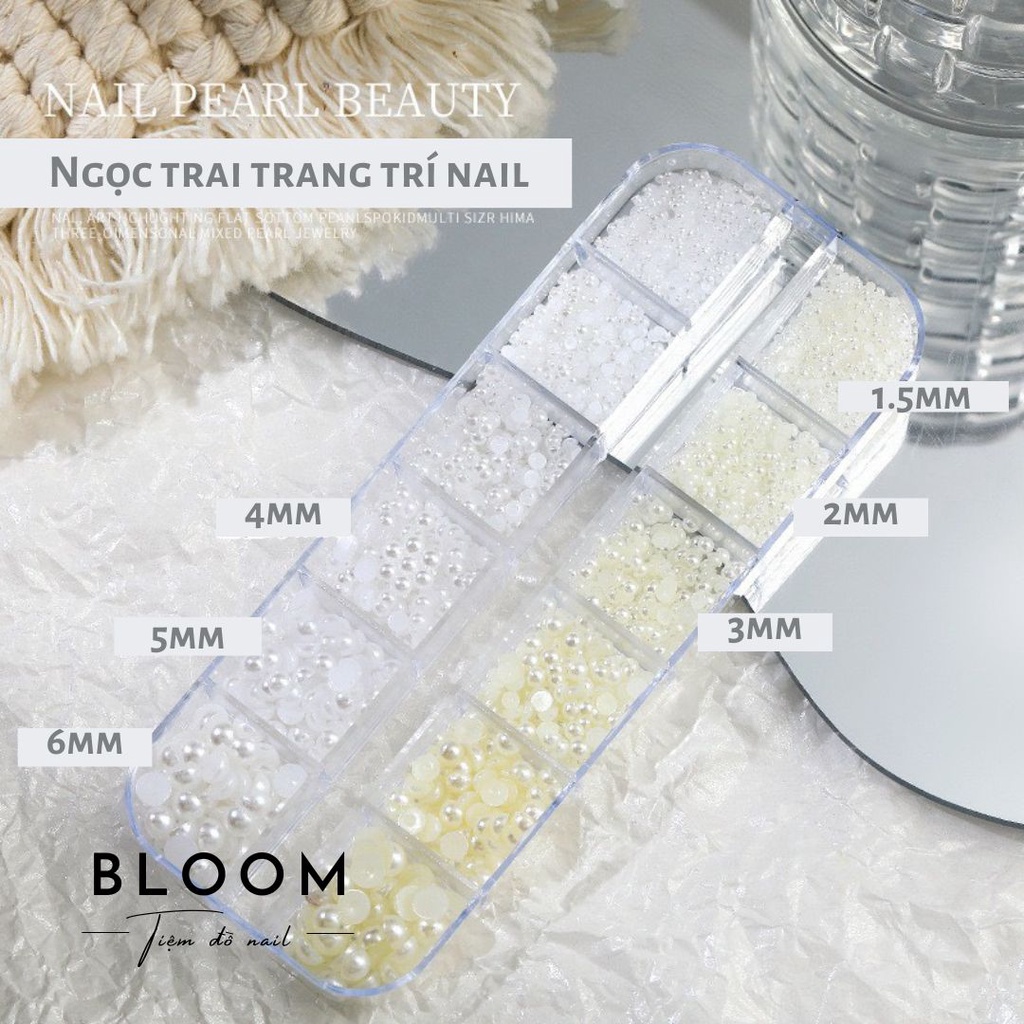 Hạt ngọc trai trang trí móng