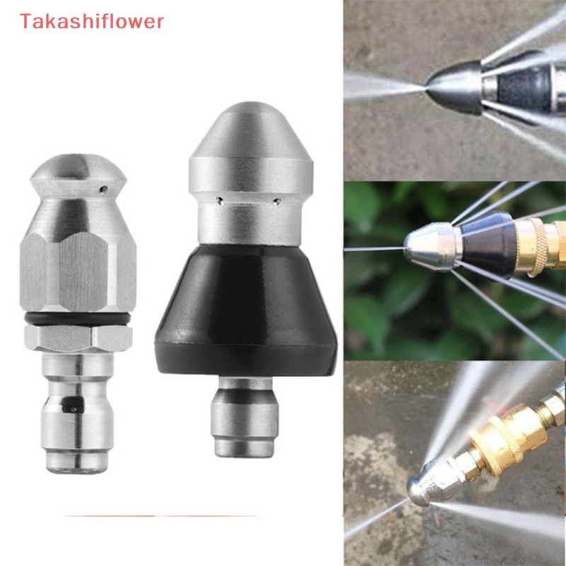(Takashiflower) 1 Vòi Làm Sạch Ống Thoát Nước Áp Suất Cao Phía Trước 6 Phía Sau 1 / 4