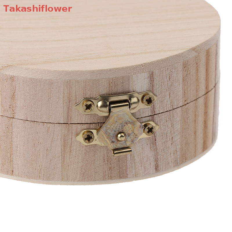 Hộp Đựng Trang Sức Hình Tròn Có Khóa Phong Cách Vintage Ốp