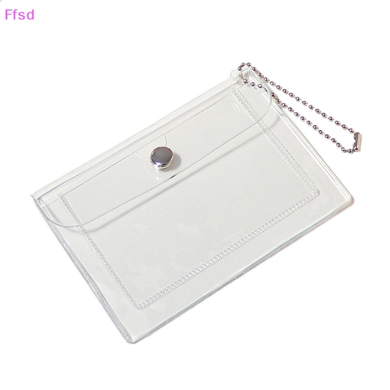 1 Ví Nhỏ Đựng Thẻ / Tiền Xu Bằng PVC Trong Suốt Dễ Thương Cho Bạn Gái