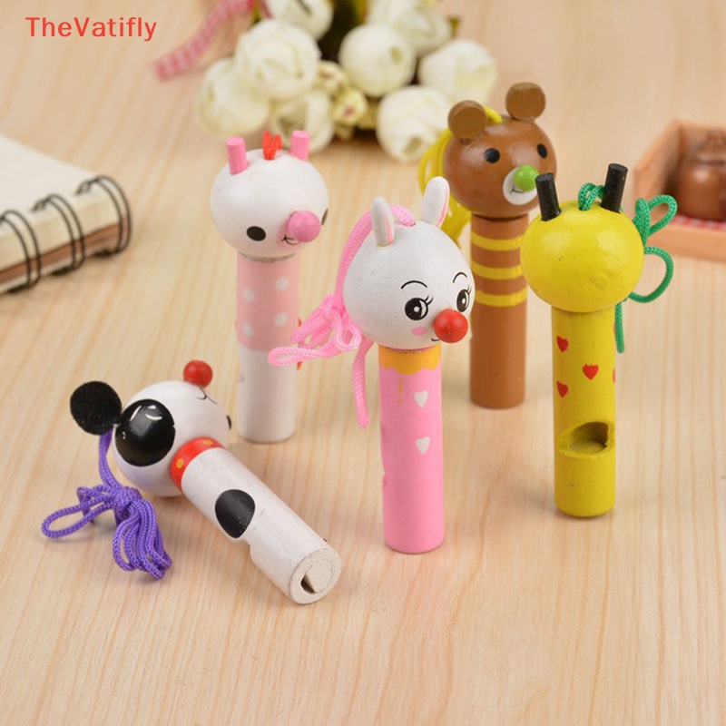 [Thevalifly] Set 5 Còi Nhiều Màu Sắc Dễ Thương Trang Trí Tiệc Sinh Nhật Cho Bé