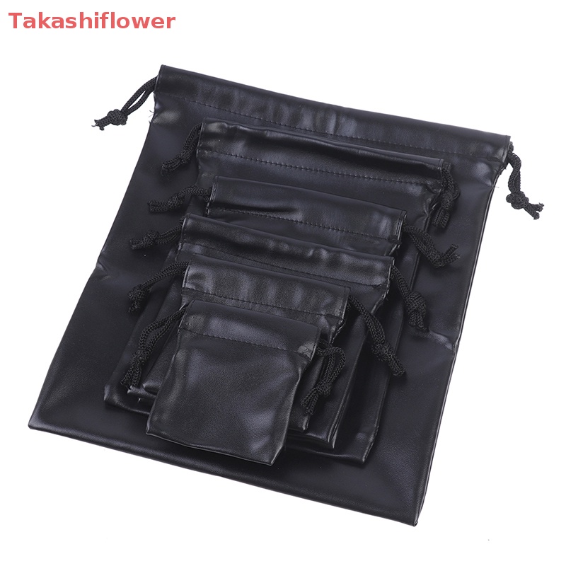 Túi Đựng Tai Nghe / Thẻ Bằng Da PU Có Khóa Tiện Dụng