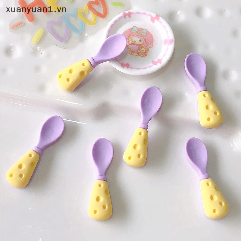 Set 10 Muỗng Mini Trang Trí Nhà Búp Bê