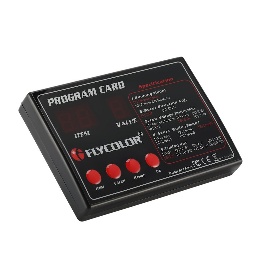 FLYCOLOR FlyMonster Programing Program Card for RC Boats ESC Speed Controller