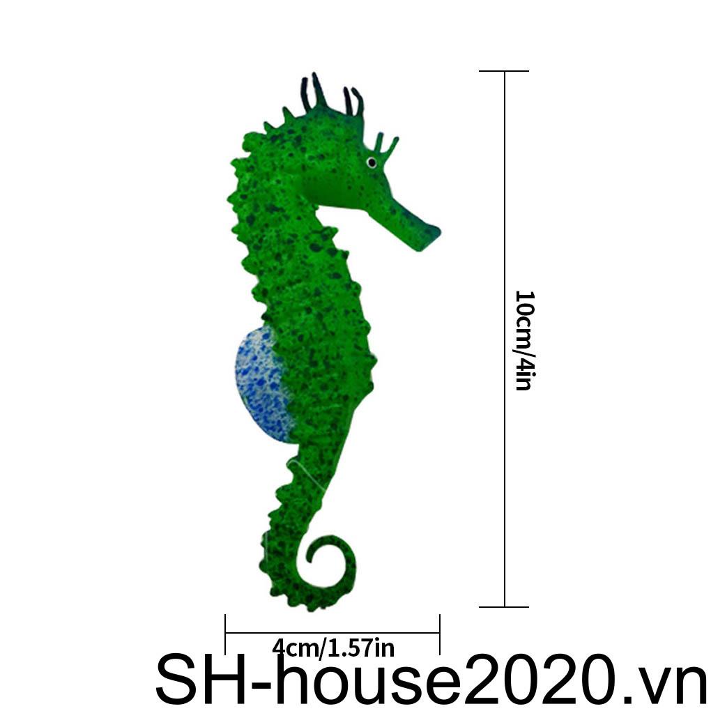 Cá Ngựa Silicone Phát Sáng Dùng Trang Trí Bể Cá