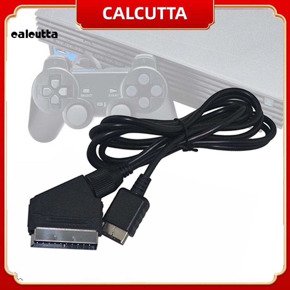 Dây Cáp Kết Nối 1.8m RGB Scart TV AV Cho Sony Playstation PS2 3