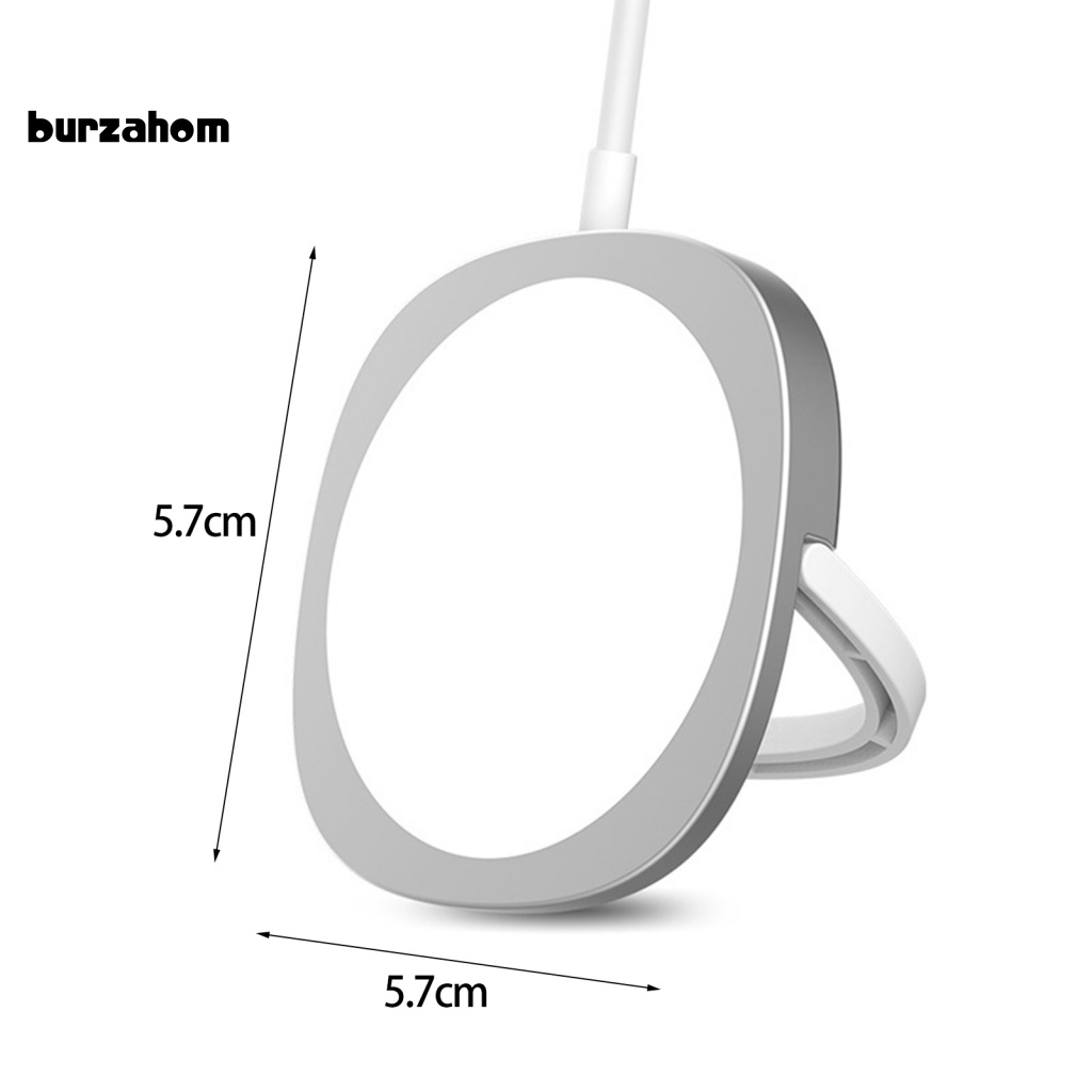 1 Bộ Đệm Sạc Nhanh Không Dây USB 2 Trong 1 Có Khóa Nam Châm Tự Động Đa Năng Cho Văn Phòng