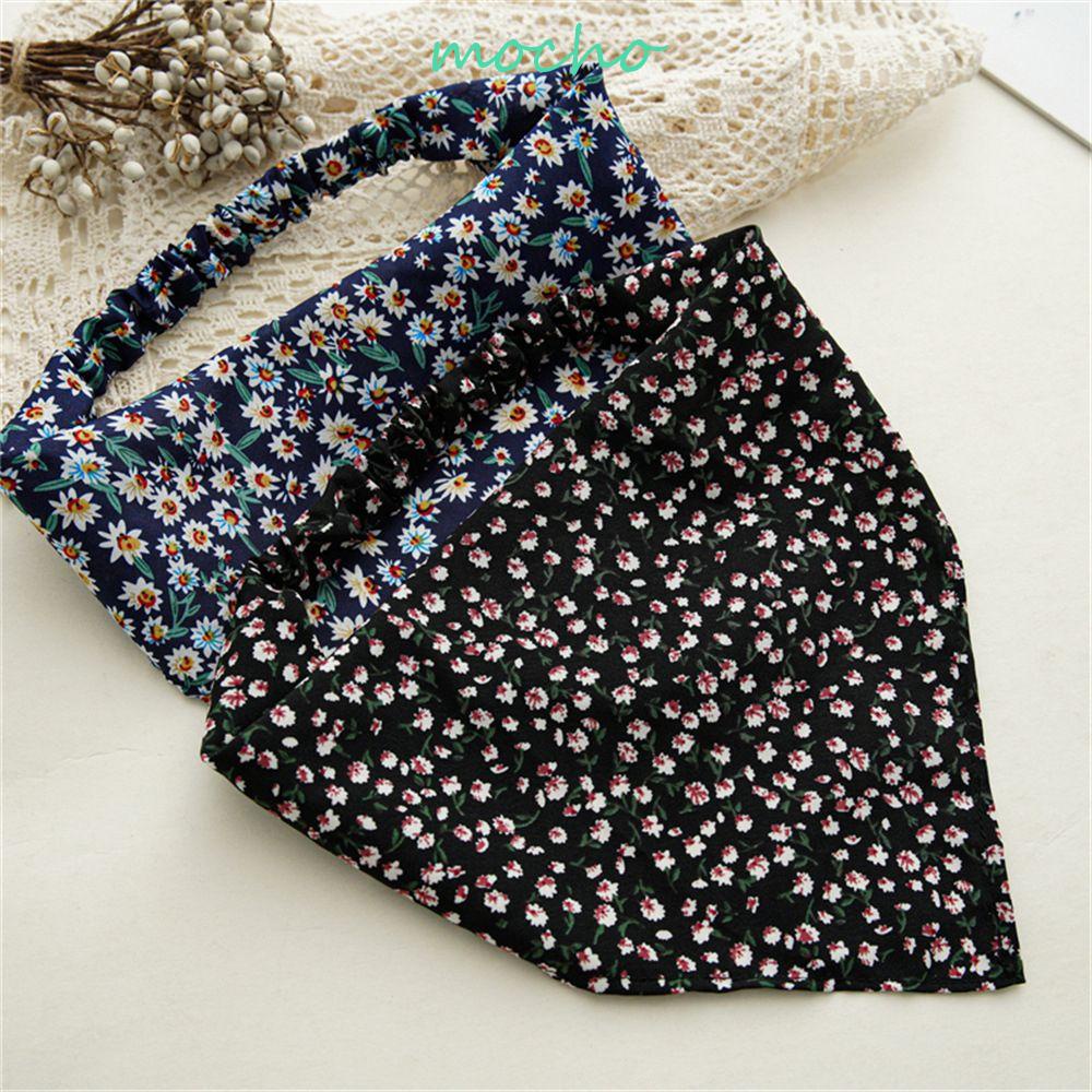 Băng Đô Cài Tóc Hình Tam Giác Màu Sắc Ngọt Ngào Phong Cách Vintage