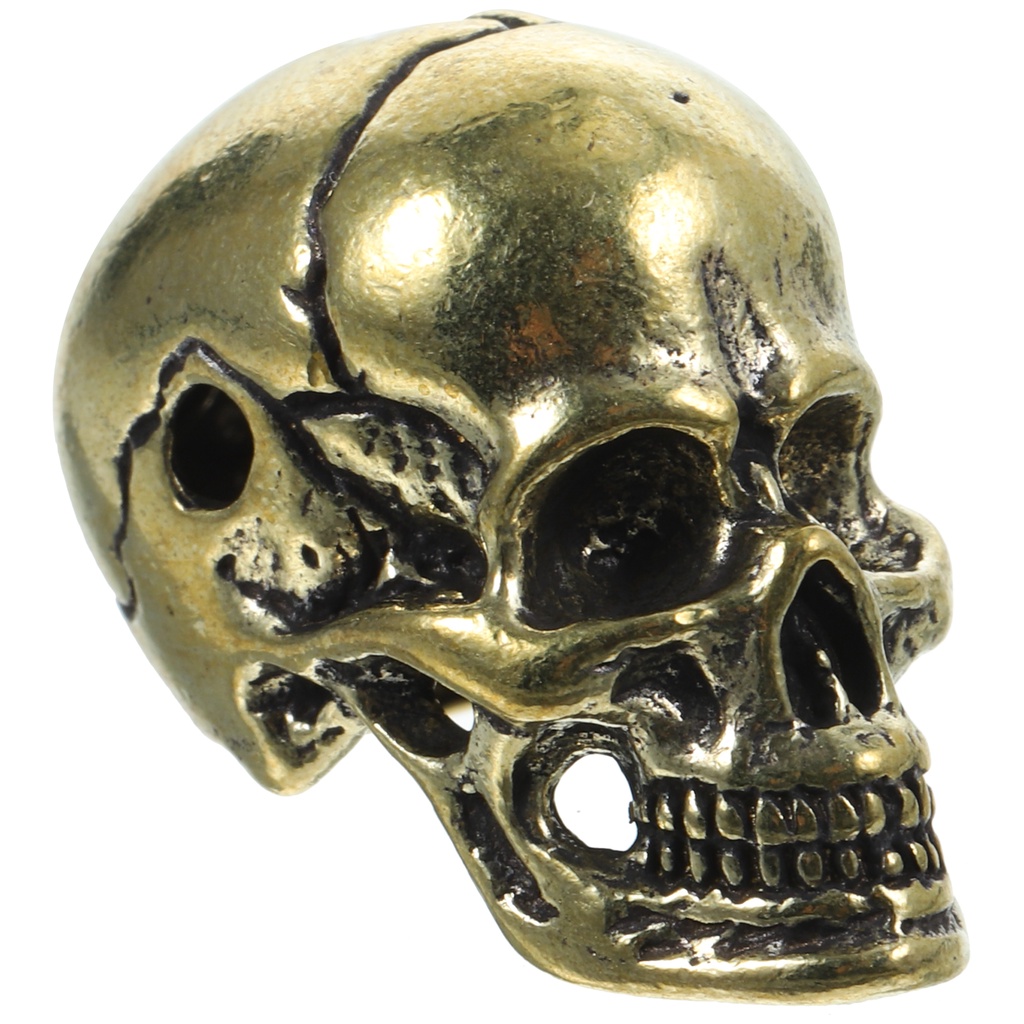 Mặt Dây Chuyền Hình Đầu Lâu Mini Bằng Đồng Thau