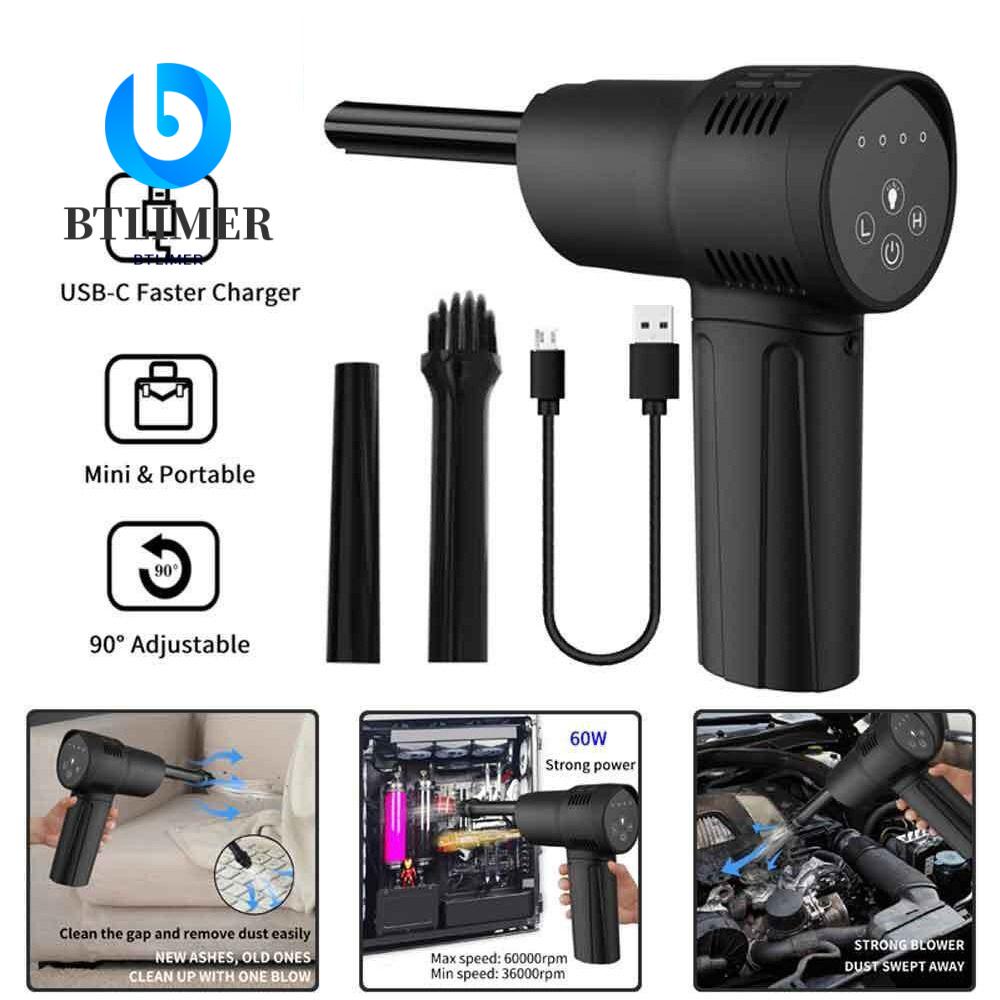 BTLIMER Quạt Thổi Khí Không Dây Cho Máy Tính Xách Tay