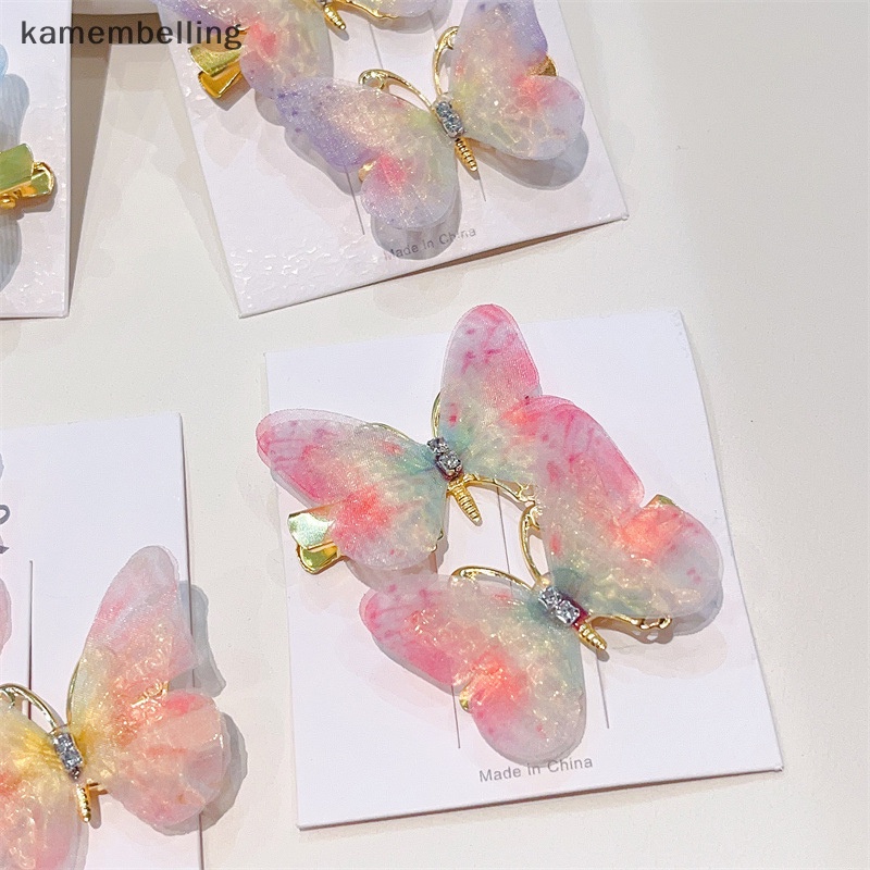 Kẹp Tóc Hình Bướm 3D Dễ Thương Cho Bé Gái