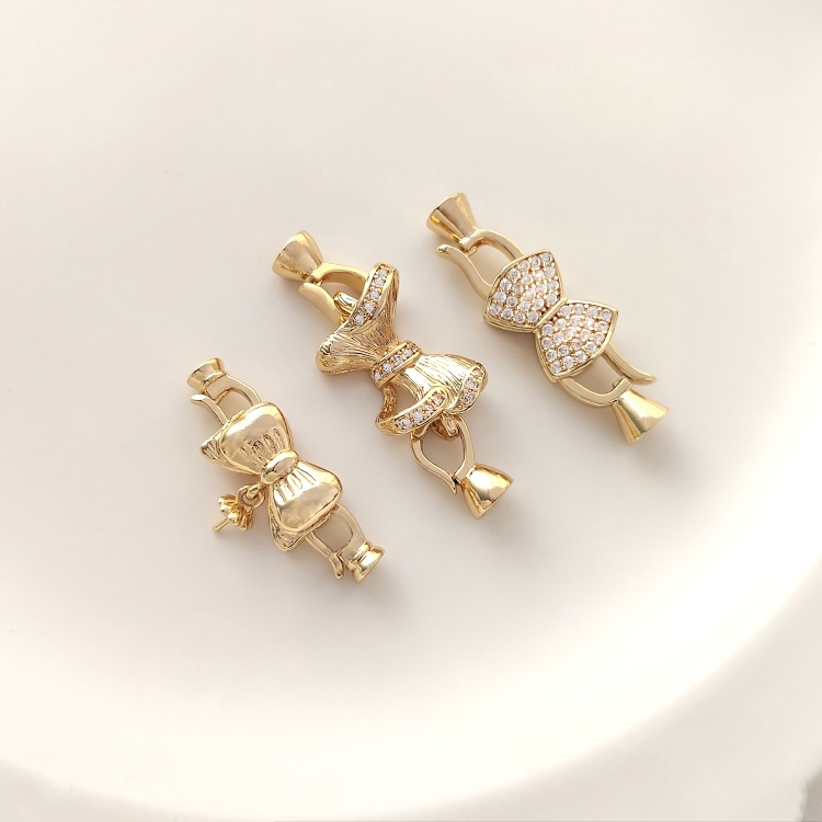 Dây Chuyền Mạ Vàng 14K Đính Ngọc Trai Có Khóa Cài Nhiều Màu Sắc