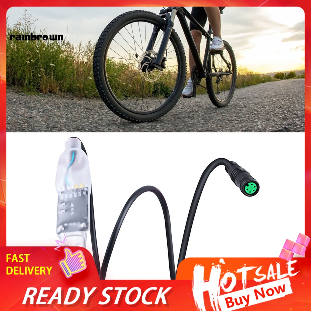 &lt; Rainbrown &gt; Dây Cáp Ổ Đĩa Trung Bình Bằng Nhựa Chống Đâm Thủng Độ Cao Có Cáp USB Cho Xe Đạp