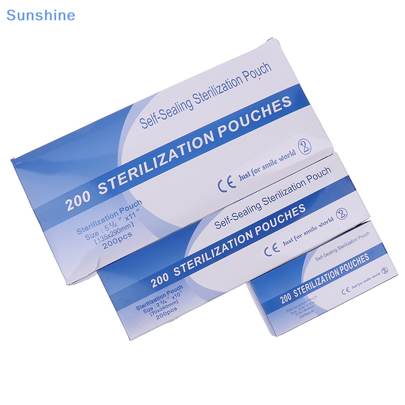 Hộp 200 Túi Khử Trùng Tự Khử Trùng Dùng Một Lần Tiện Dụng