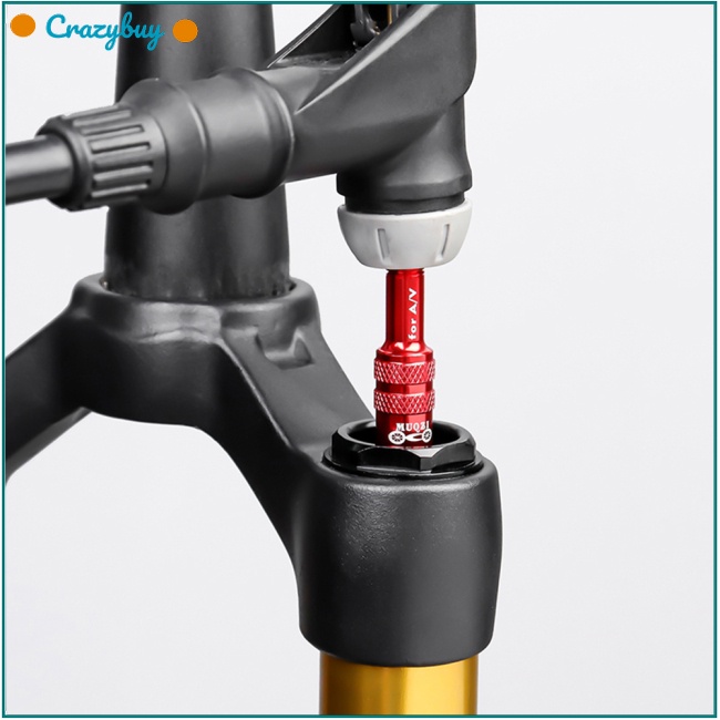 Cr Đầu Nối Dài Van Bơm Hơi Phuộc Xe Đạp Bằng Hợp Kim Nhôm