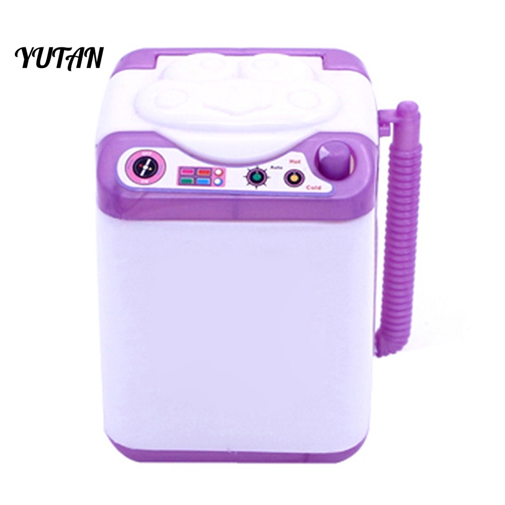 Yutan-doll Máy Giặt Đồ Chơi Mini Bằng Silicon Dễ Thương Lên Màu Nhanh Cho Nhà Búp Bê