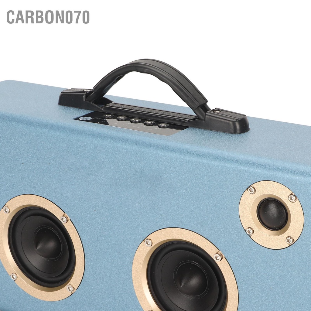 Carbon070 Loa Bluetooth Âm Thanh Nổi Siêu Trầm Công Suất Cao Di Động Không Dây Có Tay Cầm Cho Điện Thoại Máy Tính Bảng 100‑240V