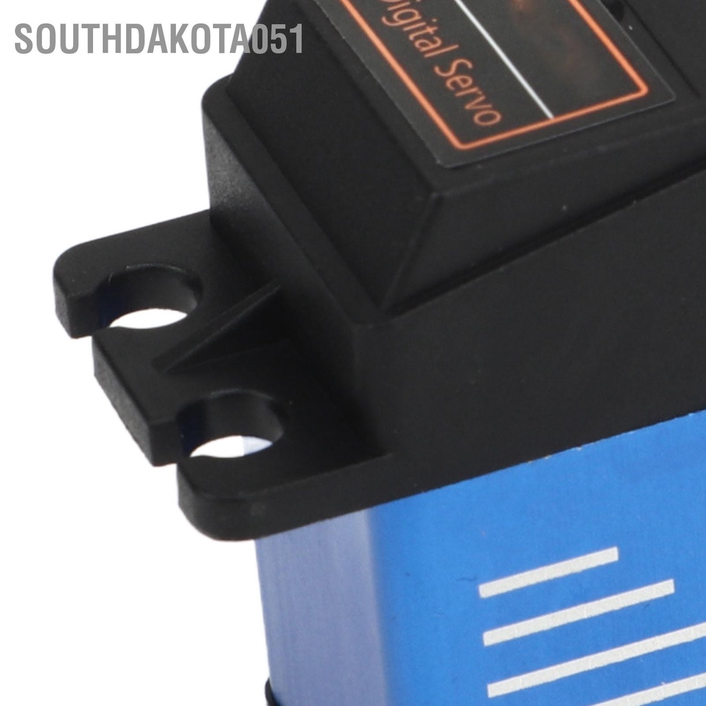 Southdakota051 2 Chiếc 40Kg RC Servo Gear Lái Mô-men Xoắn Cao Kim Loại Chống Nước Với Cánh Tay 25T Cho 1/10 1/8 Xe Màu Xanh