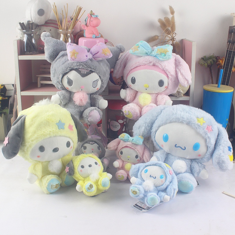 SANRIO Thú Nhồi Bông Hình Cinnamoroll Kuromi HelloKitty Pochacco Mymelody Dễ Thương