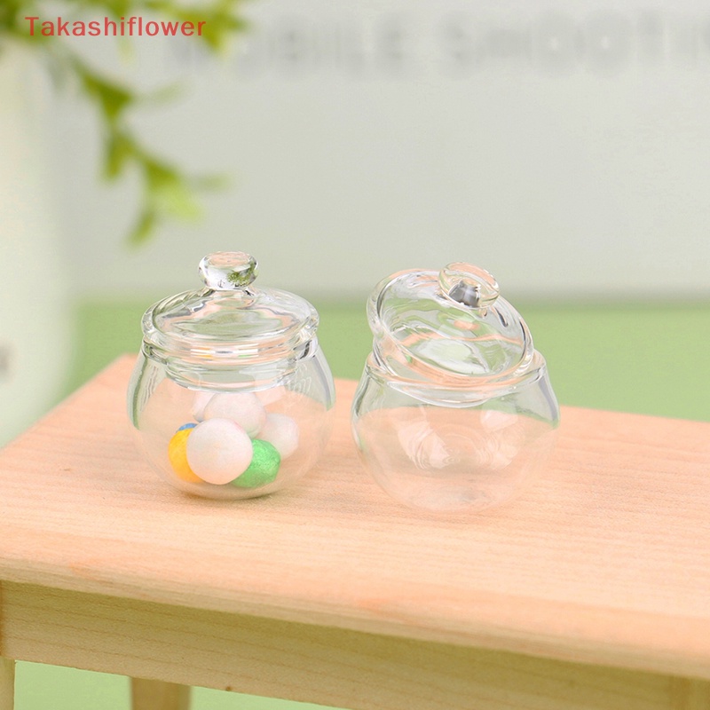 Lọ Thủy Tinh Mini Đựng Kẹo 1: 12 Trang Trí Nhà Búp Bê