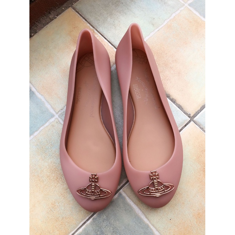 Giày Sandal Đi Biển Đế Phẳng Phong Cách melissa melissa melissa Phối Kim Loại Saturn Queen West Mùa Xuân Hè Cho Nữ