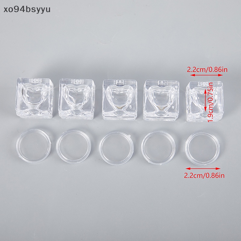 Bộ 5 Hũ Rỗng Đựng Mỹ Phẩm Son Môi Phấn Mắt 0.5 / 1g Xo94Bsyu