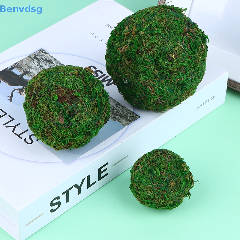 Quả Bóng Khô Nhân Tạo Màu Xanh Lá Kích Thước 5 / 8 / 10cm Dùng Trang Trí Nhà Cửa / Sân Vườn