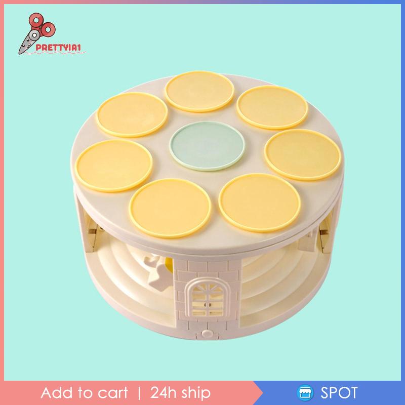 [Prettyia1] Giá Đỡ Bánh Cupcake Xoay Tự Động Có Thể Tái Sử Dụng