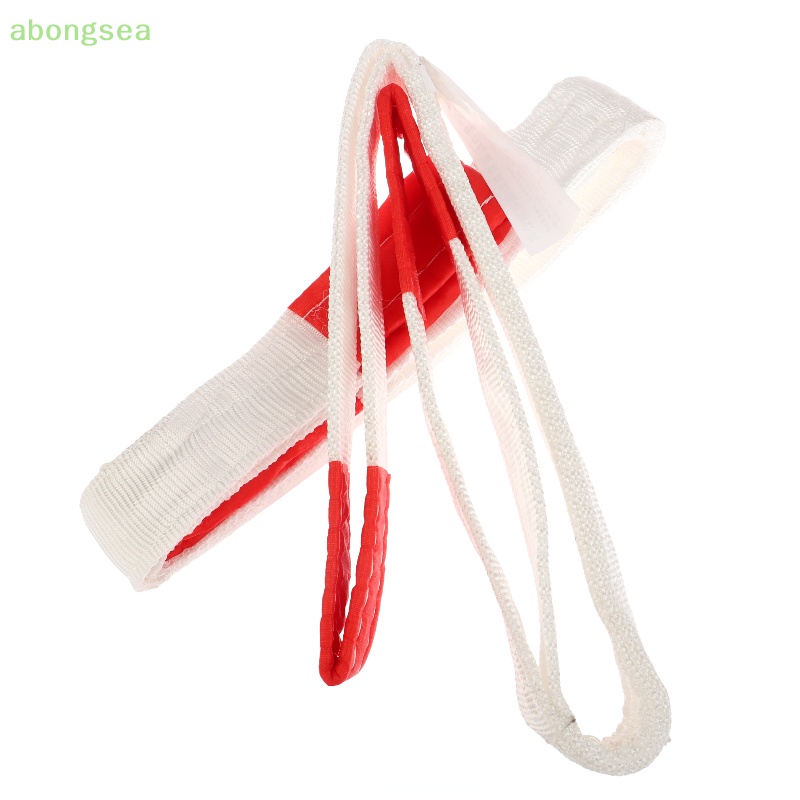 Abongsea Dây Đai An Toàn 1Tx1M 2Tx1M Bằng Polyester Chống Mòn Màu Trắng